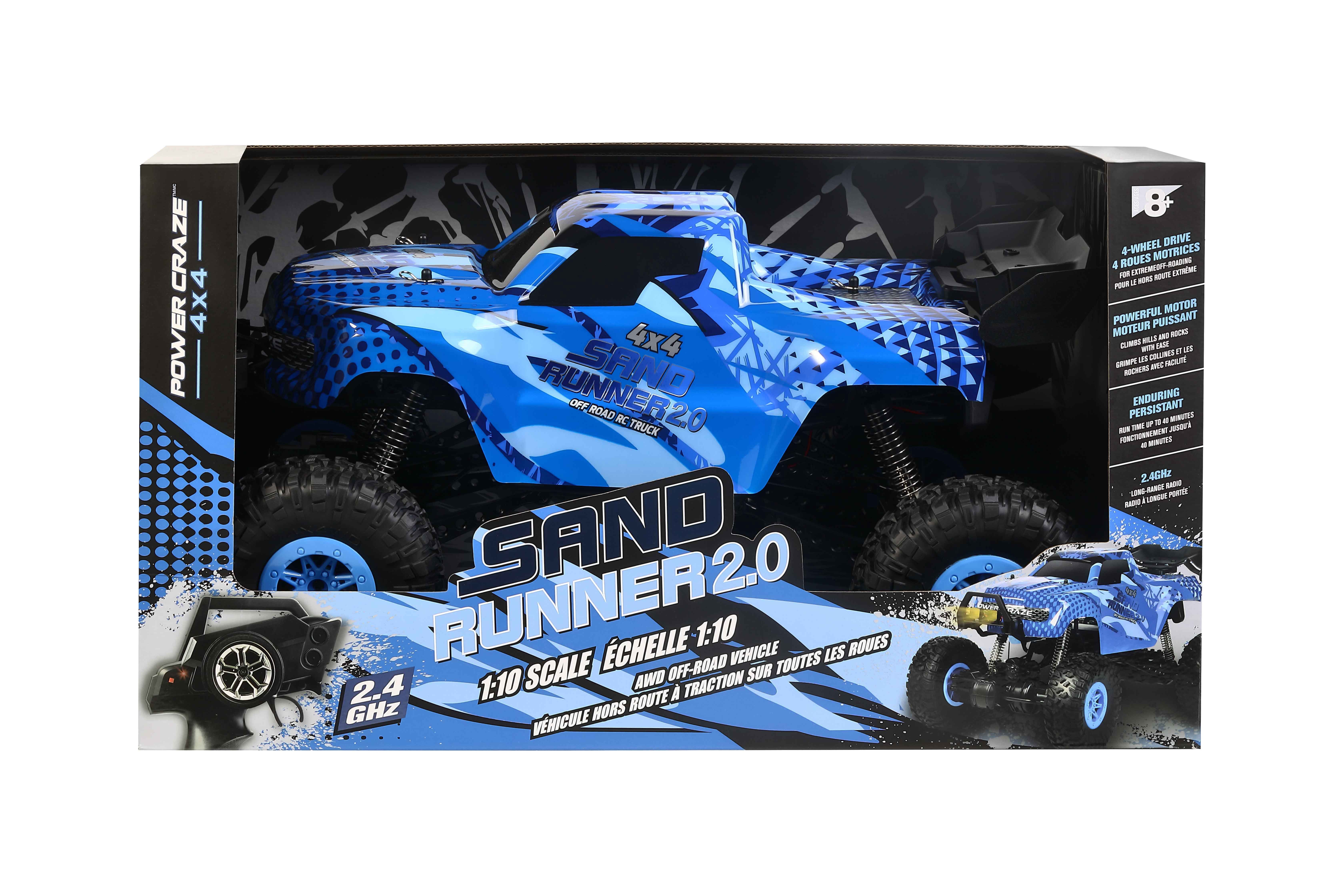 ホビーラジコン RAPIDLY 4*4 wheel drive off road Power Craze Sand Runner 2.0 1:10 Scale AWD Off-Road Vehicle