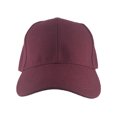 thumbnail image 2 of Casquette Ajustée Incurvée Blanche, Bordeaux 7, 2 of 2