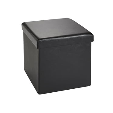 HOMETRENDS cube de stockage pliant noir
