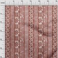 thumbnail image 3 of oneOone Velvet Brown Fabric Block Print Sewing Material Print Fabric By The Yard 58 Inch Wide, 3 of 4