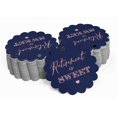 thumbnail image 2 of Inkdotpot Rose Gold Foil Paper Hang Tags Retirement Is Sweet Text Favor Tags 100 Pieces, 2 of 6