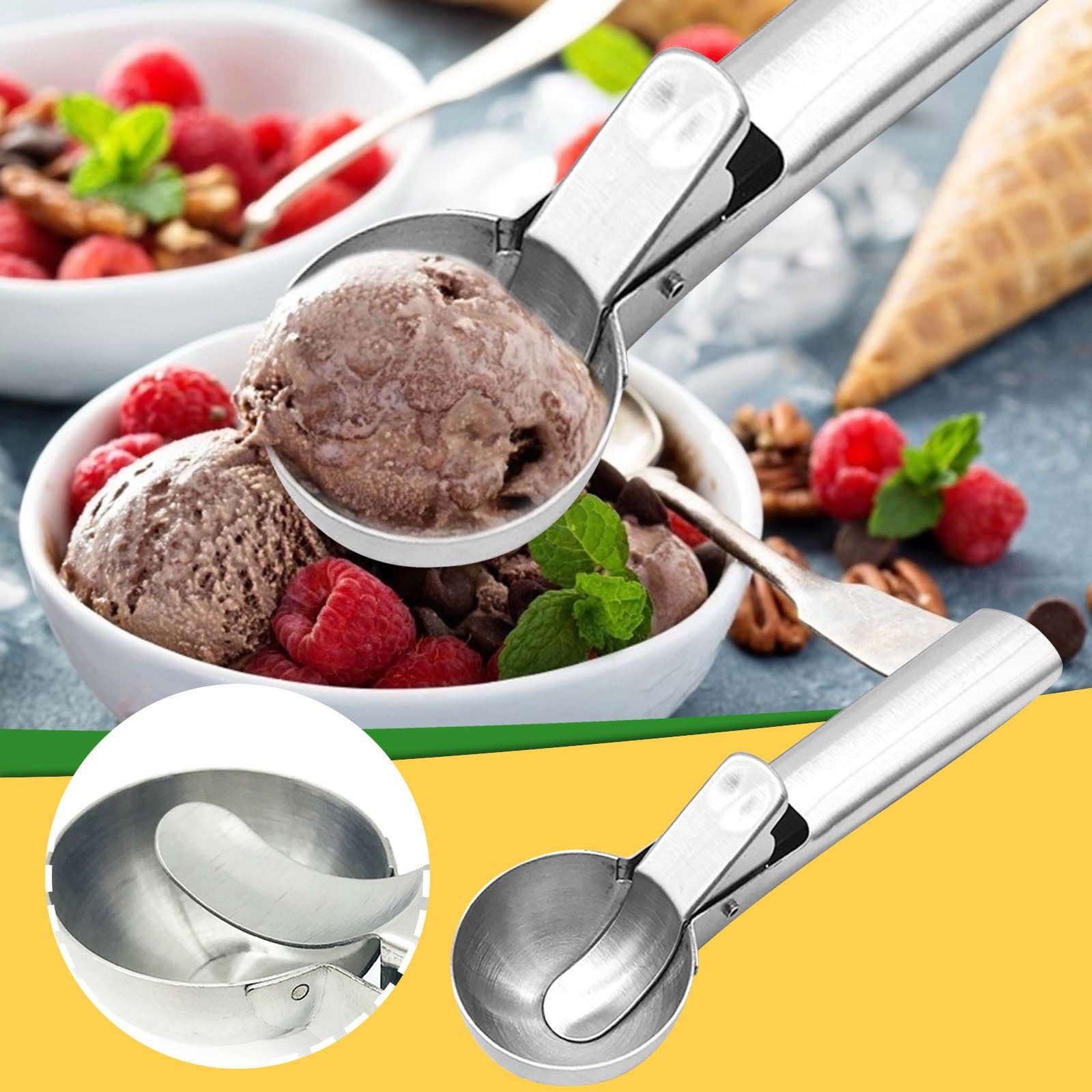 Fridja Clearance Sale Multifunctional 304Stainless Steel Ice Cream Ice Cream Fruit