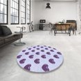 thumbnail image 4 of Ahgly Tapis Rectangulaire Lavable en Machine Intérieur Lavande Bleu, 6 Pieds x 9 Pieds, 4 of 7