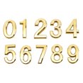 thumbnail image 4 of GUOOL 2 In Golden 3D Design Plastic Self-Adhesive House Hotel Door Number Plaque 4 Number 4, 4 of 4