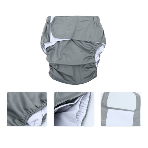 OULII 1pc Reusable Cloth Diaper for Adults and Seniors Unisex Design for Absorption and Daily Incontinence Use