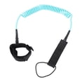 thumbnail image 2 of 9.8ft Surf Leash Spiral 7mm Thickness TPU Coiled Paddle Board Leash Paddleboard Rope for Surfing and Paddleboarding, 2 of 7