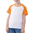 thumbnail image 1 of Timegard Girls Clothes Toddler Crew Neck Short Sleeve Comfy Cotton Block Color Tee Shirts Summer, 1 of 6