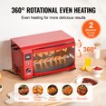 thumbnail image 3 of VEVOR Stainless Steel Shawarma Grill Machine Electric Gyro Rotisserie Machine, 3 of 9