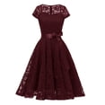 thumbnail image 2 of Ketyyh-chn99 Robes de Soirée pour Femmes Robes de Soirée Formelles pour Mariage Robe de Soirée Maxi Élégante Taille Haute Robe de Fête de Mariage Robe Longue Rouge,2TG, 2 of 3