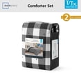 thumbnail image 3 of Mainstays Twin/Twin XL Comforter Set, Soft Lightweight & All Season, 2-Piece, Buffalo Check, 3 of 12
