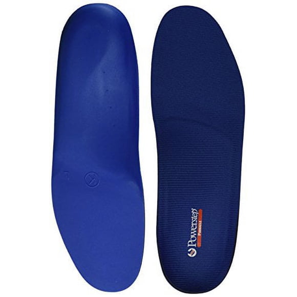 Powerstep Pinnacle Shoe Insoles - Shock-Absorbing Arch Support and Cushioning for Plantar Fasciitis