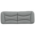 thumbnail image 3 of vidaXL Headboard Cushion Light Grey 137 cm Fabric, 3 of 5