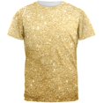 thumbnail image 1 of Faux Gold Glitter All Over Mens T Shirt, 1 of 1