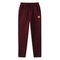 thumbnail image 2 of LIaqionyy Mens Sweatpants Open Bottom Casual Elastic Waist Drawstring Jogger Lounge Pants with Pockets, 2 of 3