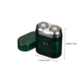 thumbnail image 3 of EGNMCR Effortless Shaving Expérience avec le Mini Rasoir Transparent Électrique Portable pour Hommes avec Double Lames Rotatives, Conception Rechargeable et Lavable à l'Eau Effortless Shaving, 3 of 8