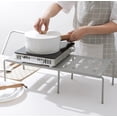 thumbnail image 4 of Retractable Expandable Shelf for Kitchen Cabinet | Adjustable Storage Organizer for Countertop | Space Saving Rack for Tableware Spice Bottles and Cooking Tools | Under Cabinet Organizer for Home, 4 of 6