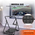 thumbnail image 2 of KFFKFF Support de Volant de Course Pliable, Réglage de Hauteur Polyvalent, Compatibilité Universelle avec Logitech & Thrustmaster Volant de Course et Pédale, Cadre Robuste Sièges Standard GT/Formule, 2 of 9