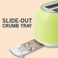 thumbnail image 2 of Sencor STS-37GG 2-Slice Electric Toater (Pastel Lime Green), 2 of 3