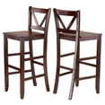 thumbnail image 4 of Winsome Kingsgate 3-Piece Dining Table with 2 Bar V-Back Chairs - 94378, 4 of 9