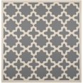 thumbnail image 1 of Safavieh Tapis Anthracite Intérieur Extérieur, Carré 4 Pieds, 1 of 4