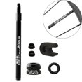 thumbnail image 3 of S SERENABLE Tubeless Extension Valve Extender Carbon Rim Kit with Central Dice - 80mm Black, 3 of 9