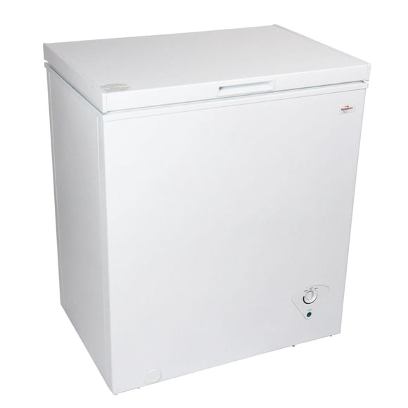 Koolatron 5.0 cu ft Compact Chest Freezer with Manual Defrost, Energy Efficient (155L), White