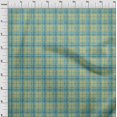 thumbnail image 3 of oneOone Cotton Silk Fabric Madras Check Printed Craft Fabric BTY 42 Inch Wide, 3 of 4