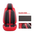 thumbnail image 4 of Maidao Car Seat Covers for Buick for Lucerne 2006-2011 5 Seats Leather Waterproof Front Rear Cushion Protector Full Set Black and Red, 4 of 8
