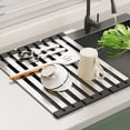 thumbnail image 4 of Birdeem Panier de Drainage pour Évier de Cuisine, Étagère de Rangement en Acier Inoxydable, Panier de Rangement Pliable Rétractable pour Évier de Cuisine, Paniers de Rangement pour Organiser, 4 of 9