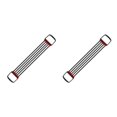 thumbnail image 4 of Decodeary 30-150lbs Chest Expander Rally Strap Elastic Band Rope Resistance Leg Foot Black 67 x 11cm 2Set, 4 of 6