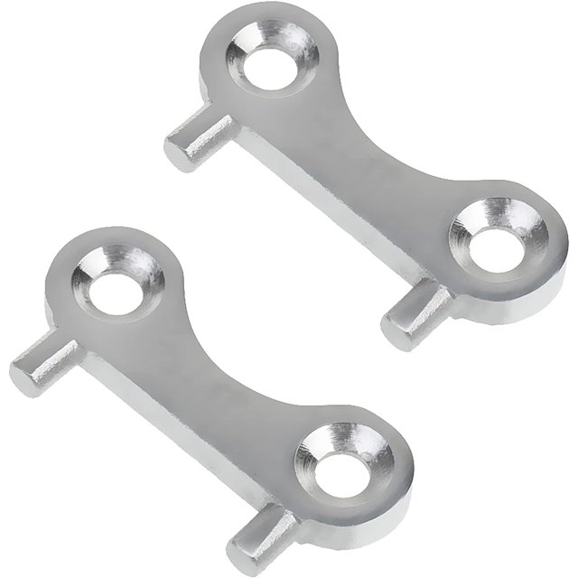 2 Pcs Clé de Bouchon de Gaz pour Bateau, Acier Inoxydable, Remplacement de Clé de Bouchon de Gaz pour Réservoir d'Eau de Carburant