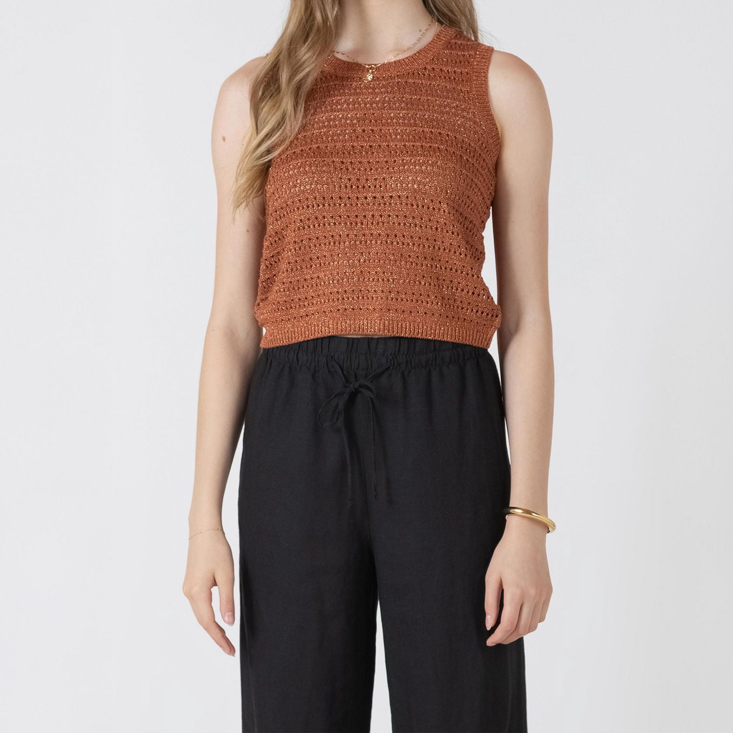 Devoted, Crochet Sweater Top, Sizes XS-XL