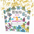 thumbnail image 2 of Darling Souvenir Multicolor Birthday Invitation Card Printable Fill or Write In Blank Invites Party Supplies Pack Of 28 5 x 7 Inches, 2 of 5