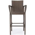 thumbnail image 1 of Noble House Delfina Tabouret de Bar en Osier Mélange Extérieur (Ensemble de 2), 1 of 4