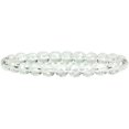 thumbnail image 1 of Bracelet Extensible Unisexe en Perles Rondes de 8 mm en Quartz Clair Facetté Naturel, 1 of 5
