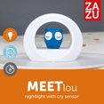 thumbnail image 3 of ZAZU - Lou - Nightlight with Sound Activated Toy (Blue), 3 of 3