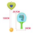 thumbnail image 1 of pitrice Indoor Hanging Table Tennis Trainer Self Workout Set Button Portable green 2 Paddles, 1 of 9