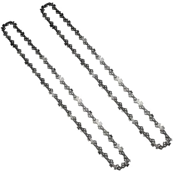 ChainSaw Chains 16 in Fits for Craftsman, Poulan, Ryobi, Echo, Greenworks and More, S56, 3/8" .050" 56-Links -2 Pcs