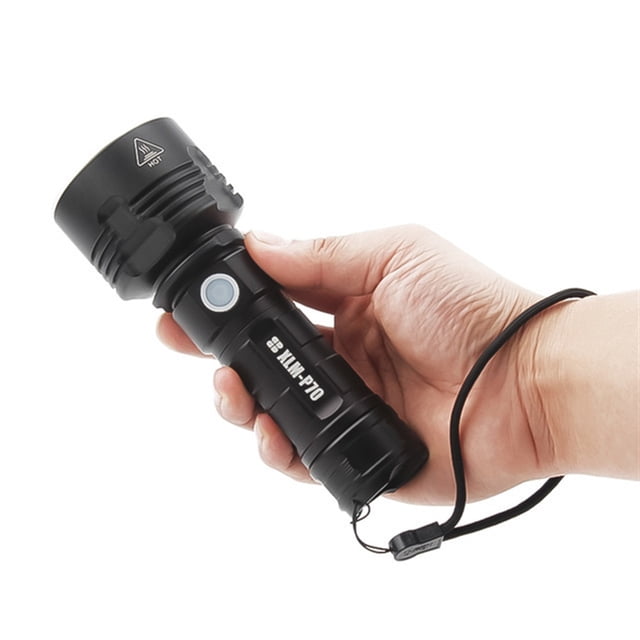 Flashlight P70 Flashlight Quad-core Strong Light Flashlight Rechargeable Ultra-bright Long-range Led Searchlight ,Powerful Illumination