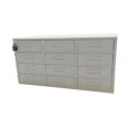 thumbnail image 5 of FixtureDisplays® Fermoir à 12 Fentes pour Casier Téléphone Cellulaire iPad Mini Station de Recharge Casier Affectation Boîte à Fente pour Courrier 15258-2, 5 of 5