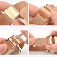 thumbnail image 3 of Stylish Durable Stainless Steel Metal Watch Band Compatible with Electronic Smartwatches 18mm, 3 of 4