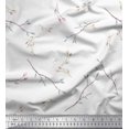 thumbnail image 1 of Soimoi Velvet Fabric Leaves & Buds Flower Decor Fabric Printed Yard 58 Inch Wide, 1 of 3