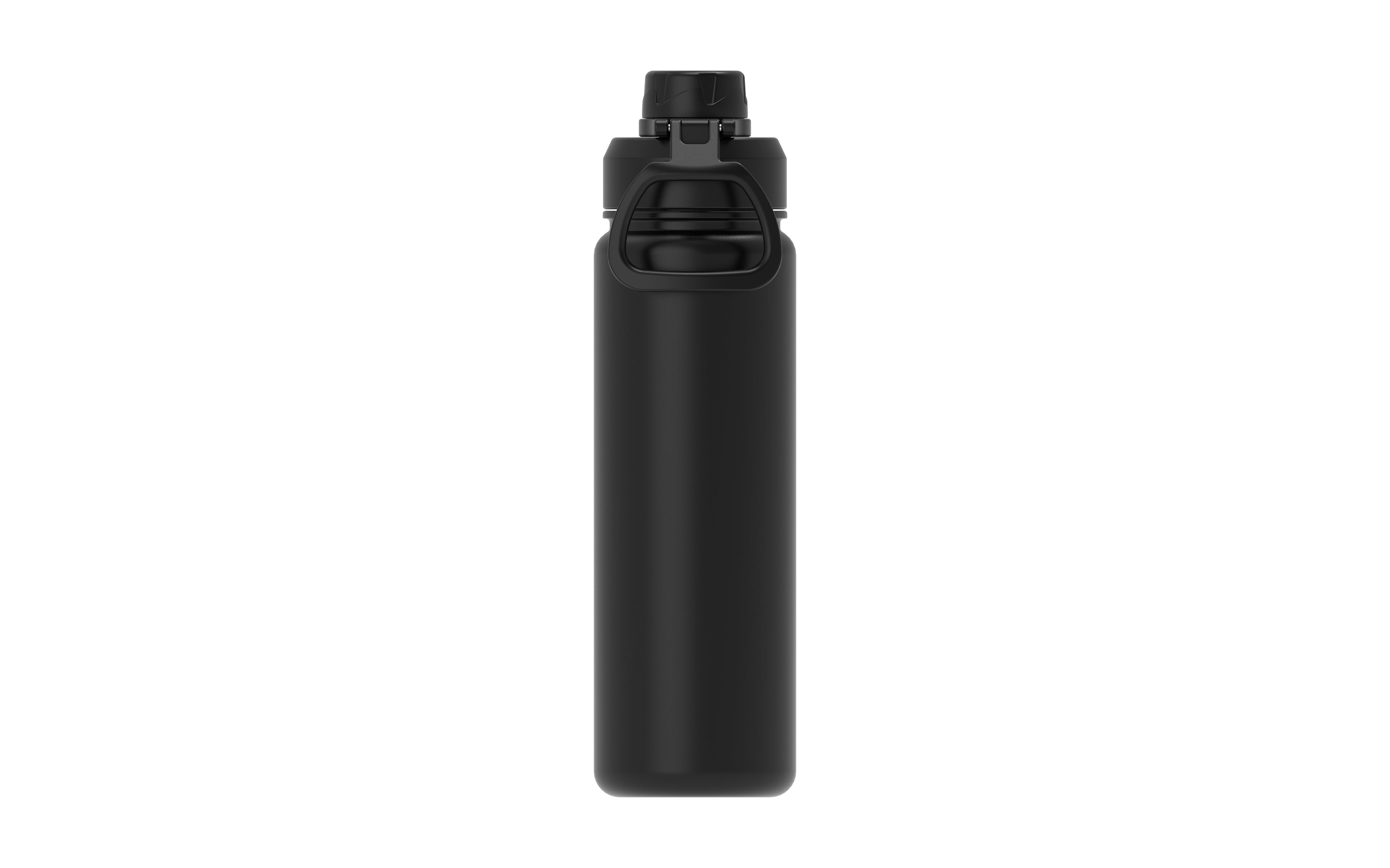 Gobelet isotherme Mainstays 24 oz (700 ml) noir, bouteille d'eau isotherme en acier inoxydable à double paroi, étanche, pour les voyages et l'usage quotidien
