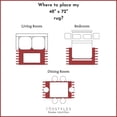 thumbnail image 4 of Fabstyles Herringbone Cotton Flat Weave Area Rug for Living Room, Hallway, Patio, 4 of 4