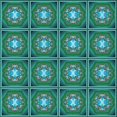 thumbnail image 1 of Ahgly Company Machine Washable Indoor Square Transitional Deep-Sea Green Area Rugs, 6' Square, 1 of 7