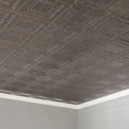 thumbnail image 2 of Fasade 2ft x 4ft Decorative Vinyl Ceiling Panel 5 Pack- Galvanized Steel Finish, 2 of 5