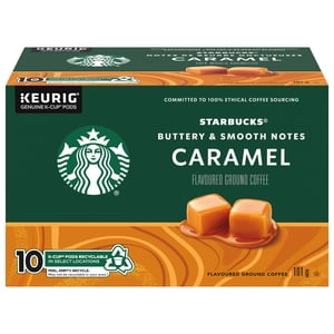 STARBUCKS Caramel Flavoured Boîte de café au sol K-Cup Pods Box
