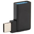 thumbnail image 4 of Connecteur USB Femelle vers USB C Mâle, Structure Simple Stable Portable Adaptateur USB 90 Degrés vers Type C Plug and Play Mini pour PC pour Cellulaire, 4 of 7