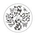 thumbnail image 1 of ziyahi Nail Art Stamping Plates Templates Stamp Plate Round Nail Manicure DIY Set Tool Flower Pattern, 1 of 1