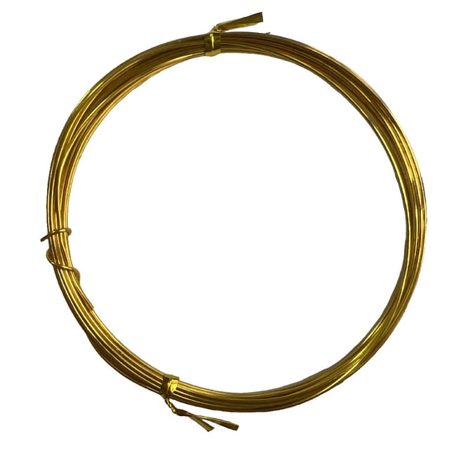 ziyahi Craft Wires DIY Handicrafts Braided Thread Good Flexibility Durable Shiny Jewelry Lines Exquisite Design for Sculpturing Shallow Gold
